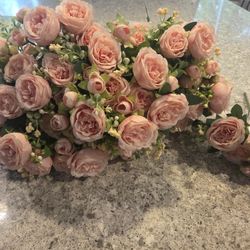 Pink Artificial Flowers For Weddings Graduation Parties Quinceanera Decor