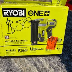 Ryobi 18v 18ga Brad Nailer