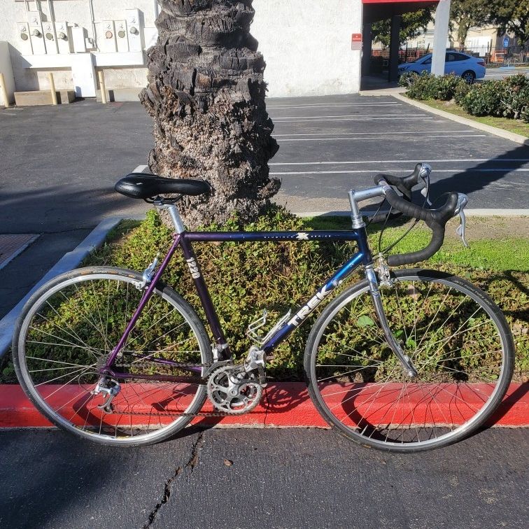 chii♡ VINTAGE TREK 1220 ZX ROAD BIKE 60 CM - PURPLE | eBay