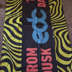 Edc From Dawn To Dusk Flag Rave Festival Flag
