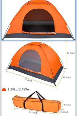 Adventure Awaits! Brand New & Easy-to-Carry 2-Person Tent