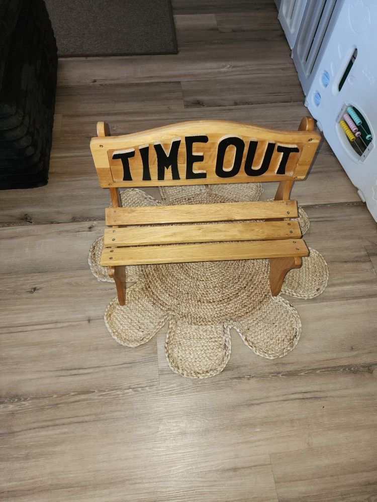 Cute Time Out Bench