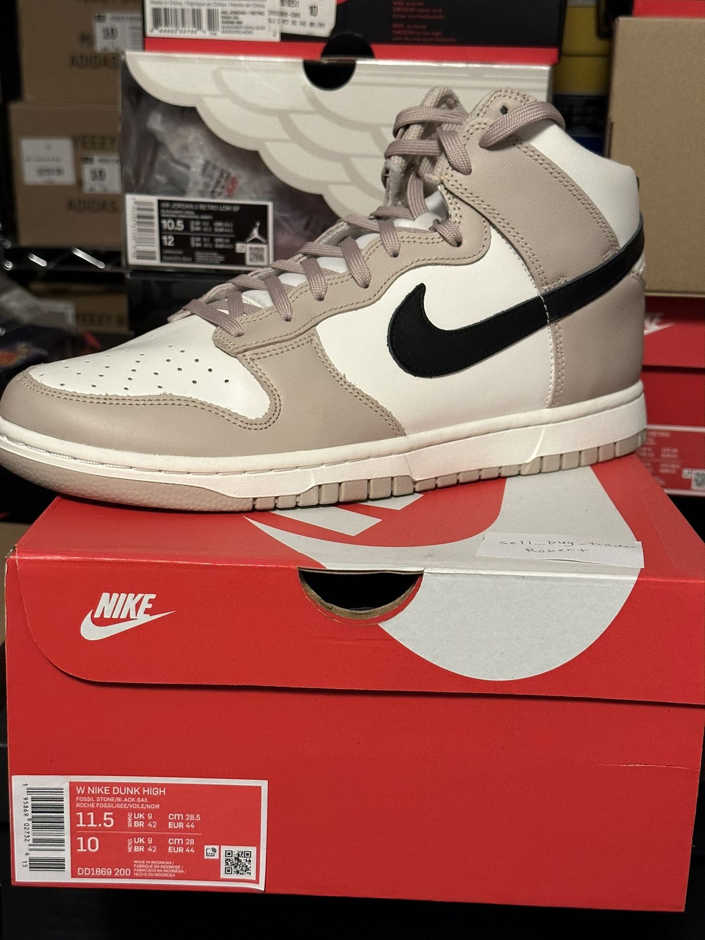 NEW 2022 NIKE DUNK HIGH “Fossil Stone” Sz9.5m, 10m, 10.5m