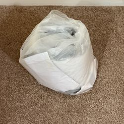 Genuine Vegan Leather Lock Design Bucket Bag