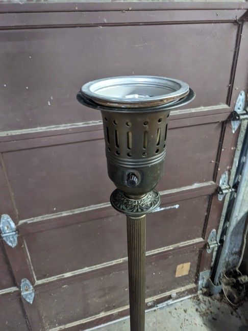 vintage brass floor lamp 