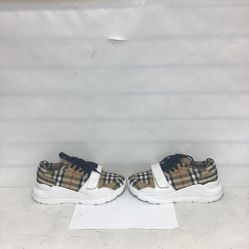 Burberry Regis Vintage Check Lace-Up Sneaker Size 9 US SIZE 39.5 EU