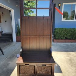 Entryway Hall Tree/Storage Bench/Coat Rack