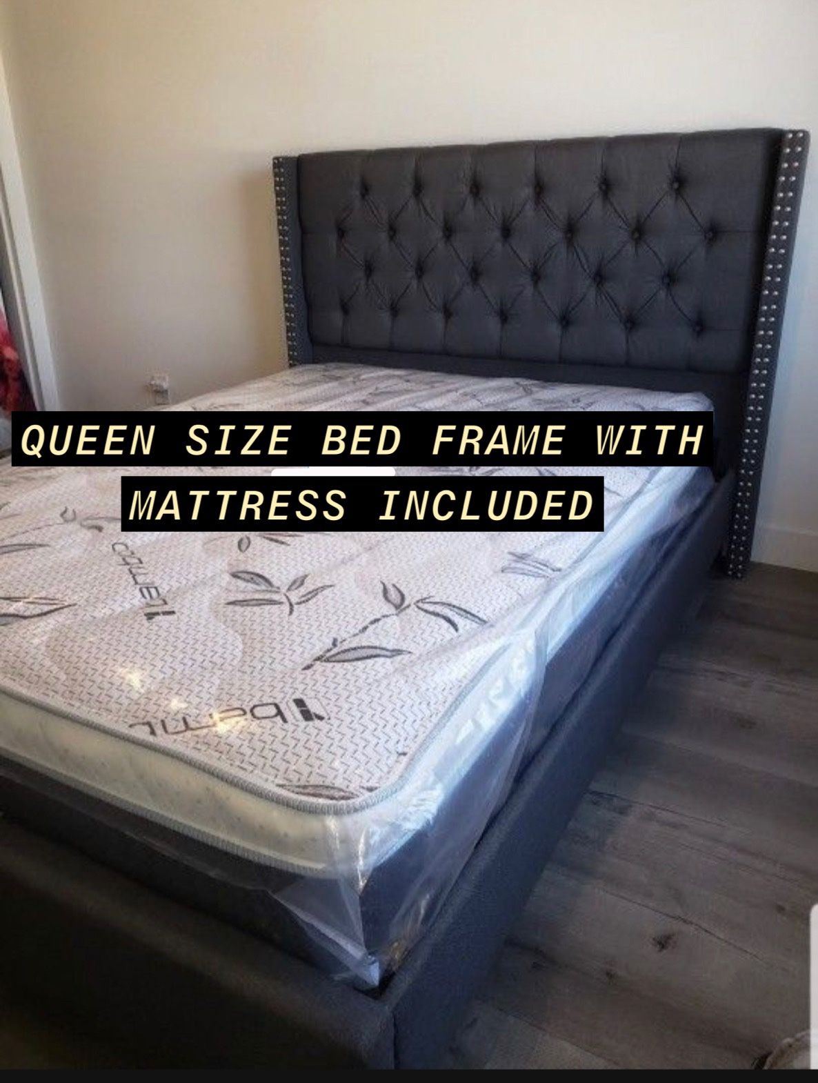 Queen Size Bed Frame With Mattress Included