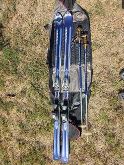Atomic BetaCarv X 9.18 170cm Skis + Marker Bindings, Kerma Poles & Bag