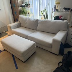 MAGGIE COUCH And OTTOMAN