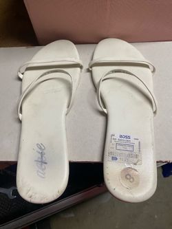 Apt. 9 White Strappy Flat Sandals