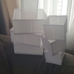 White Storage Containers