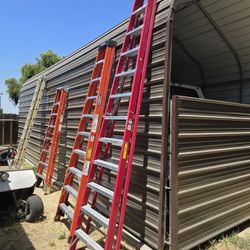 3 Werner Step Ladders Sold As Set