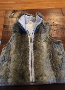 Beautiful woman's Faux Fur vest.