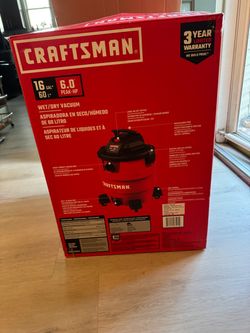Wet dry vacuum 16 gallon