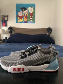 Puma Mens Cell Phase Sneaker Running Sneakers - GREY size 9.5
