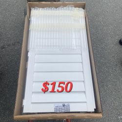$150 Windows Panels Shades for both boxes