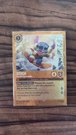 Lorcana expierement 624 angel with two stitch promos