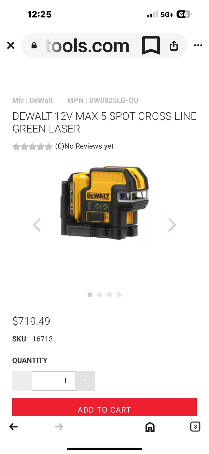 Used Dealt Laser