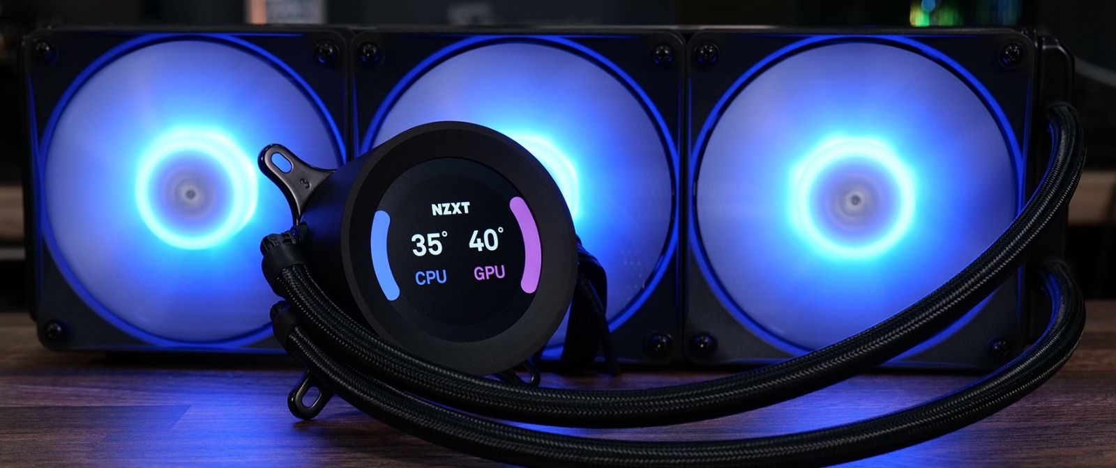 NZXT Kraken Elite 360mm All-uuin-One Liquid Cooler - Thermalright ARGB Fans - AMD Bracket Only