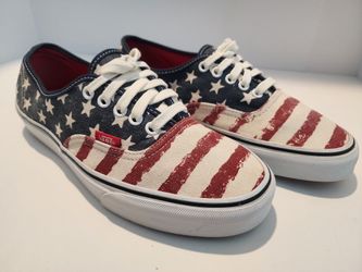 Vans Authentic USA Flag – Men 8.5 / Women 10