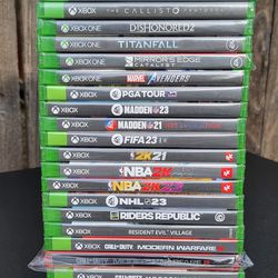 Xbox Series X Xbox One 28-Game Lot - New Sealed - See Photos 
