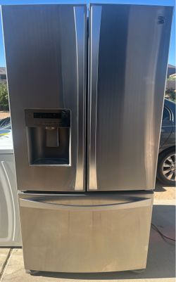 28cu Stainless Steel Kenmore Elite French Door Fridge