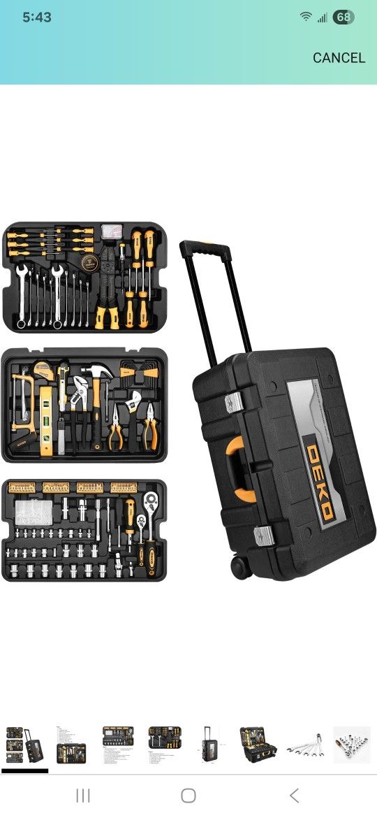 Brand New Never Used - Dekopro 258 Piece Tool Kit