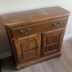 Solid wood TV stand for sale!