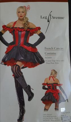 Leg Avenue French Cancan Costume Size S