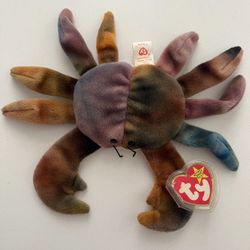 Rare 1996 Claude The Crab Beanie Baby