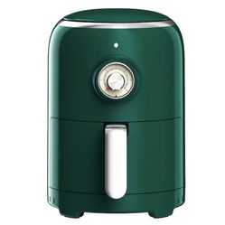 Aria Premium 2 Qt. Retro Style Ceramic Air Fryer, Dark Green