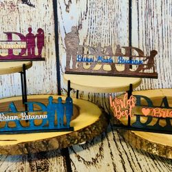 Father’s Day plaques/Personalized Dad sign/Gift for Dad/themed Father’s Day gift 