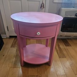 Pink Side Table 