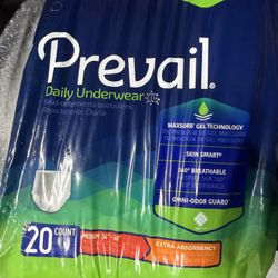 Prevail Daily Underwear Size medium 