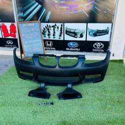 Fits 07-10 BMW E92 E93 3 Series Coupe M3 Style Front Bumper Cover Kit W/Air Duct