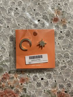 Moon And Star Earrings
