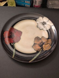 Painted Poppies Dinner Plate