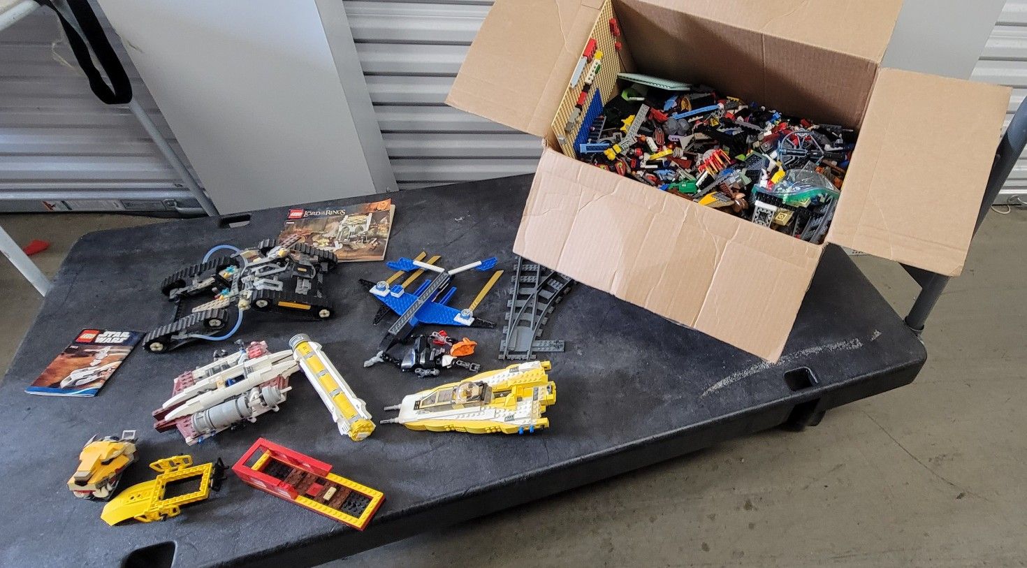 Large Box OF various Lego Pieces