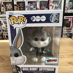 OFFICIAL NYCC STICKER Bugs Bunny Gryffindor Looney Tunes Harry Potter Funko Pop #1334