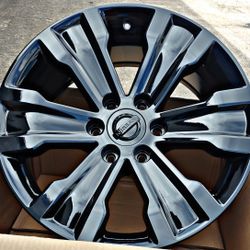 2023 NISSAN ARMADA RIMS OEM NEW GLOSS  BLACK.....
6 LUG

