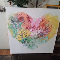 Multi Colored Heart Picture 