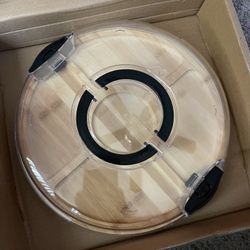 Wooden Covered Platter
