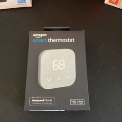 Amazon Smart Thermostat - con certificación ENERGY STAR, instalación sencilla, funciona con Alexa