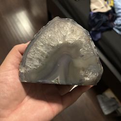Geode Crystal Candle Holder