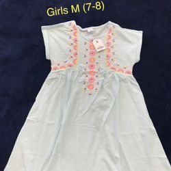 New Crazy 8 Flower 🌺 girls dress size M (7-8) (Nuevo).     FIRM.     NO TRADES.   NO SHIPPING                    (EAST PALMDALE)