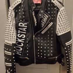 Leather Studded Jacket