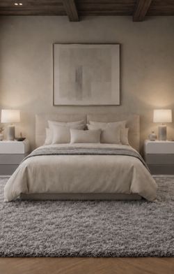 Nightstands/ Dresser /Area Rug 🔥POSTMODERN WATERFALL BEDROOM SET + DESIGNER RUG AVAILABLE 🔥