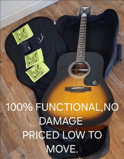 Epiphone PRO-1 Acoustic Guitar Bundle + Case & Tuner