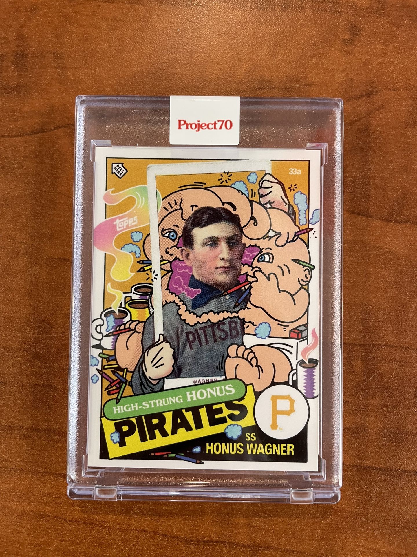 2022 Topps Project 70 Honus Wagner (by Artist, Ermsy)